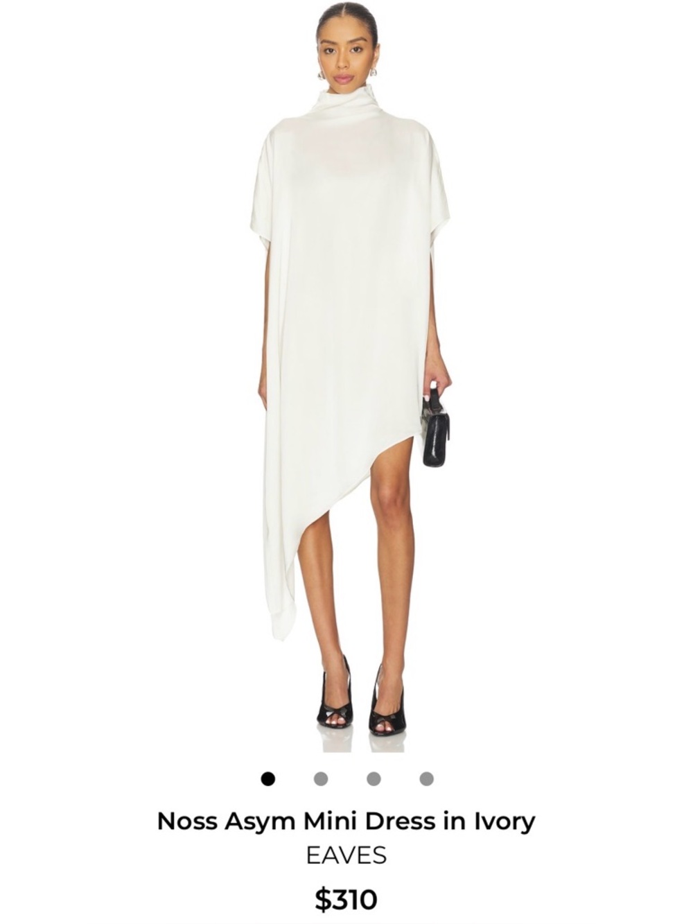 EAVES Noss Asym Mini Dress. Worn once, like new condition. Size XS
